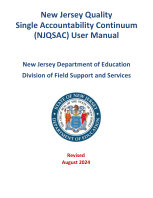 NJQSAC 用户手册 - NJ.gov